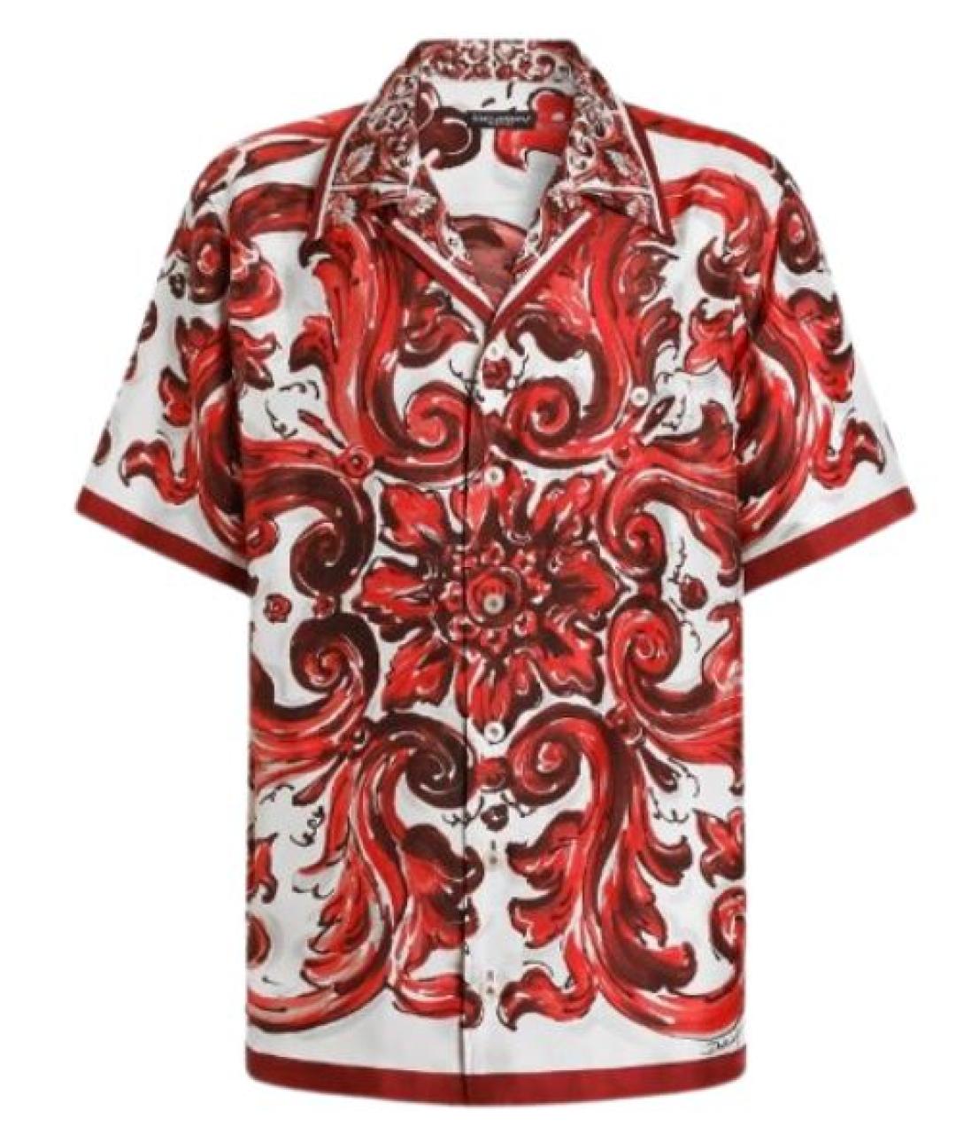 DOLCE&GABBANA Мульти шерстяная классическая рубашка, фото 1