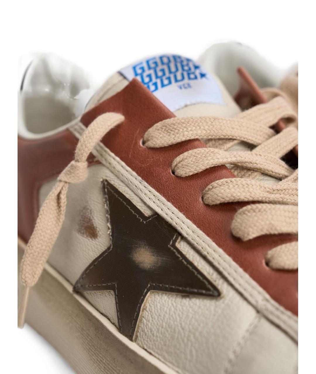 GOLDEN GOOSE Мульти кожаные низкие кроссовки / кеды, фото 2