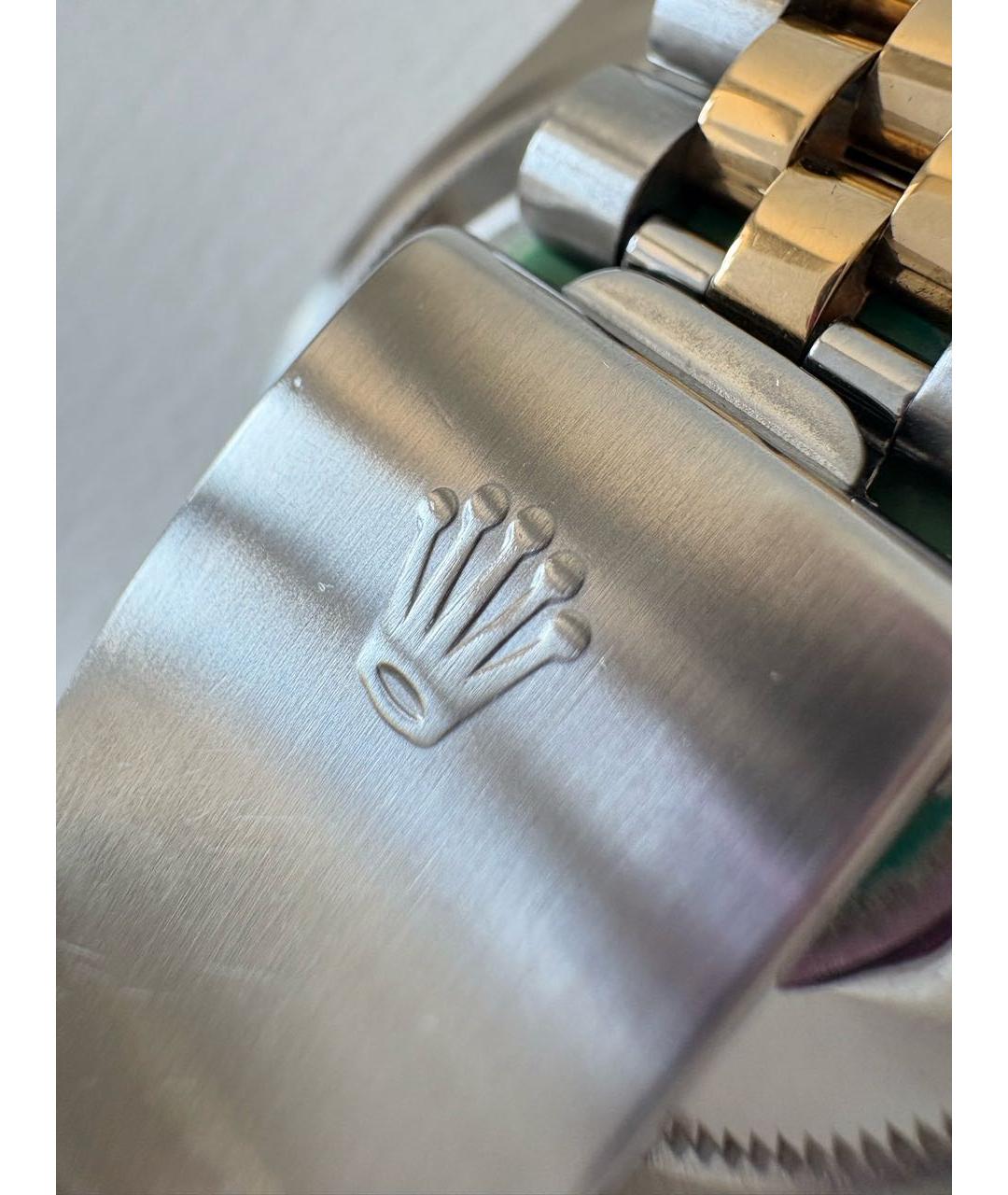 ROLEX Серебряные часы из желтого золота, фото 7
