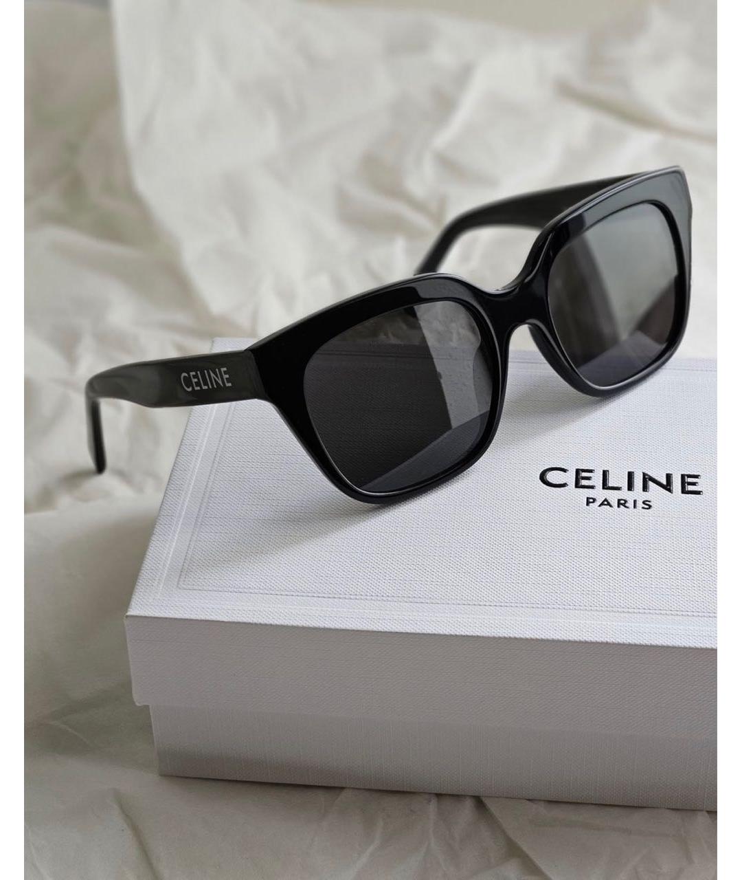 CELINE Черные солнцезащитные очки, фото 3