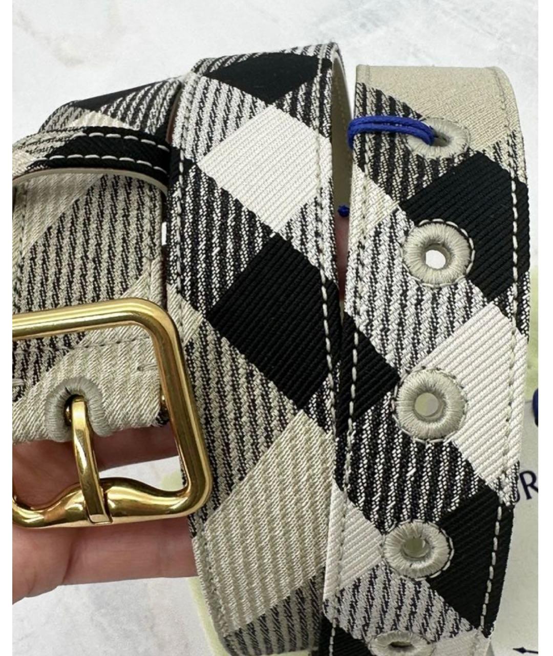 BURBERRY Серый ремень, фото 3