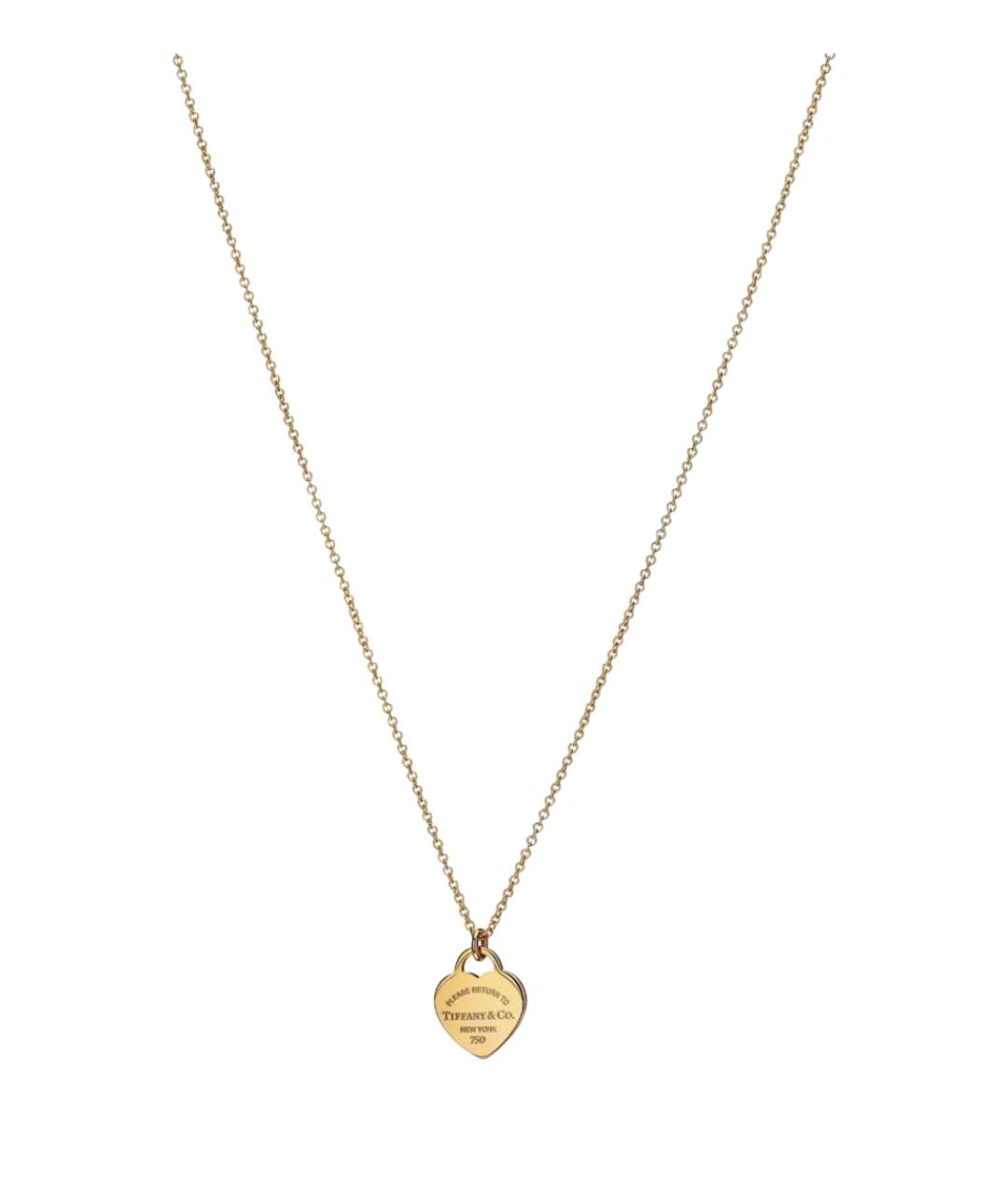 TIFFANY&CO Золотой кулон из желтого золота, фото 1
