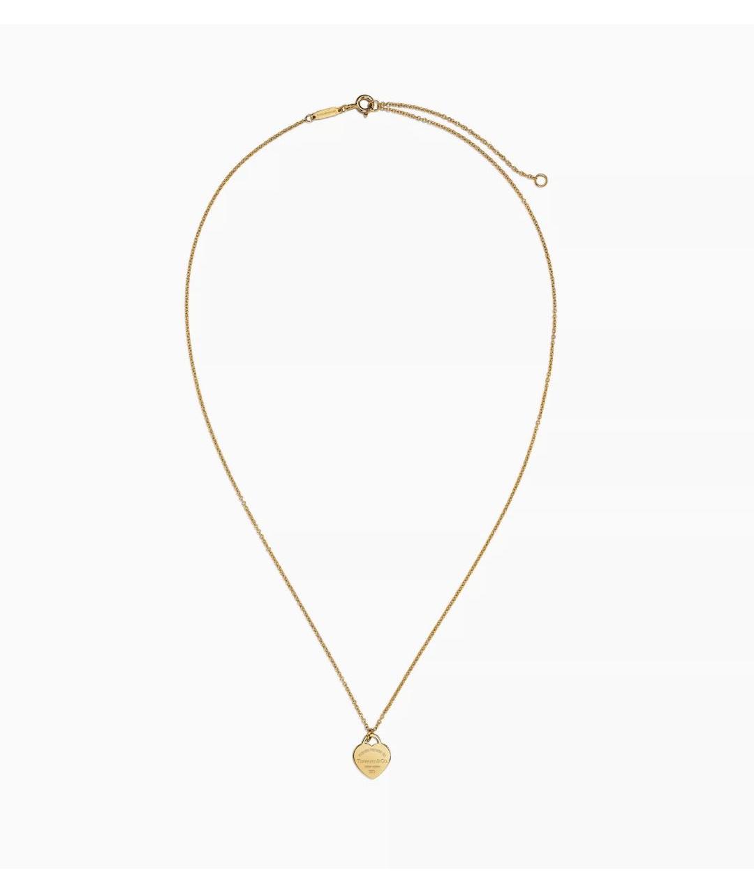 TIFFANY&CO Золотой кулон из желтого золота, фото 3