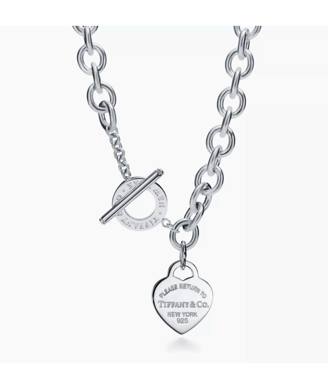 TIFFANY&CO Серебряное серебряное колье, фото 5