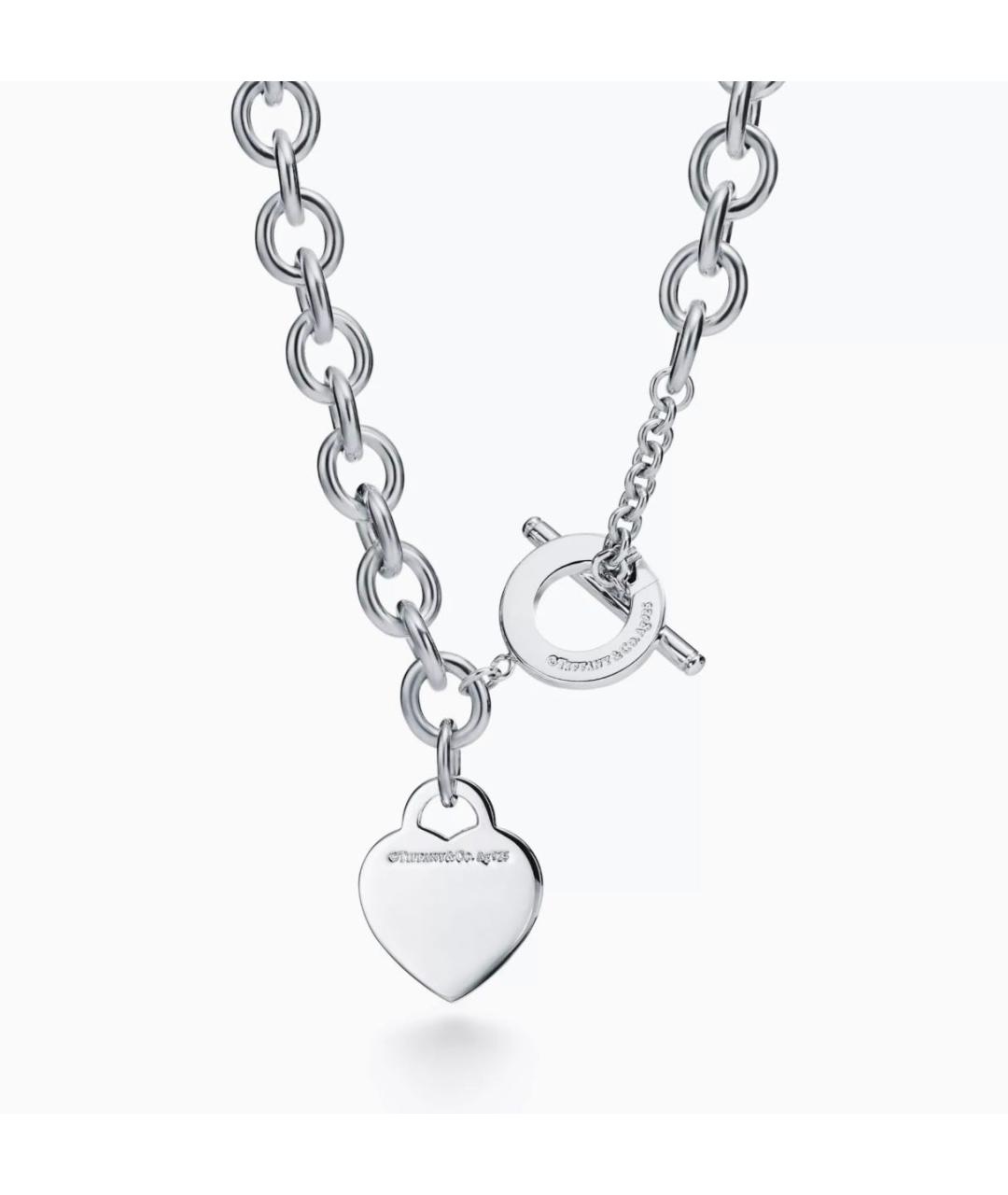 TIFFANY&CO Серебряное серебряное колье, фото 3