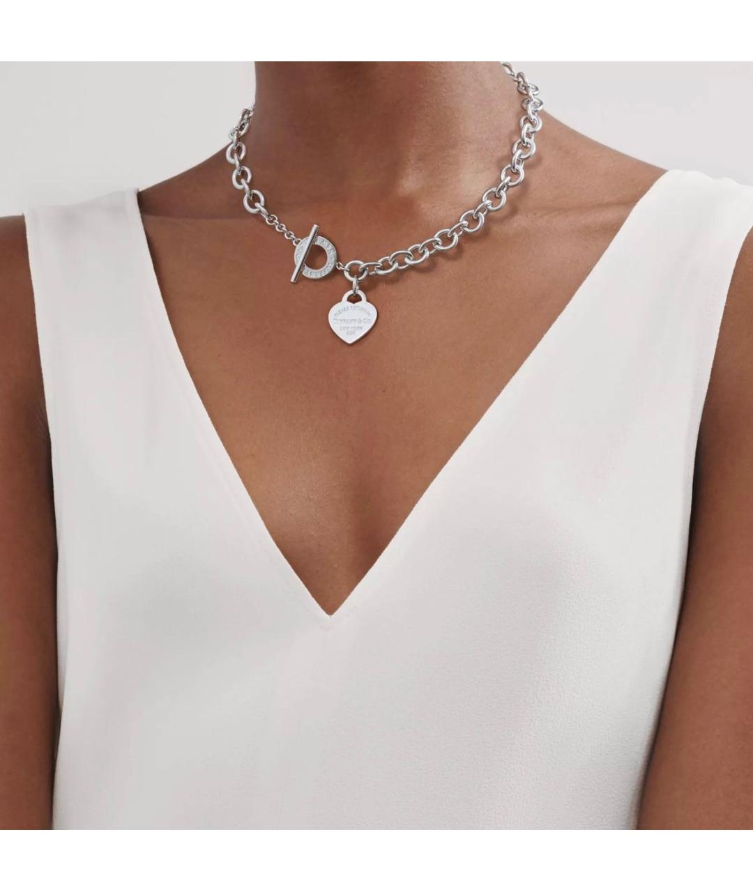 TIFFANY&CO Серебряное серебряное колье, фото 2