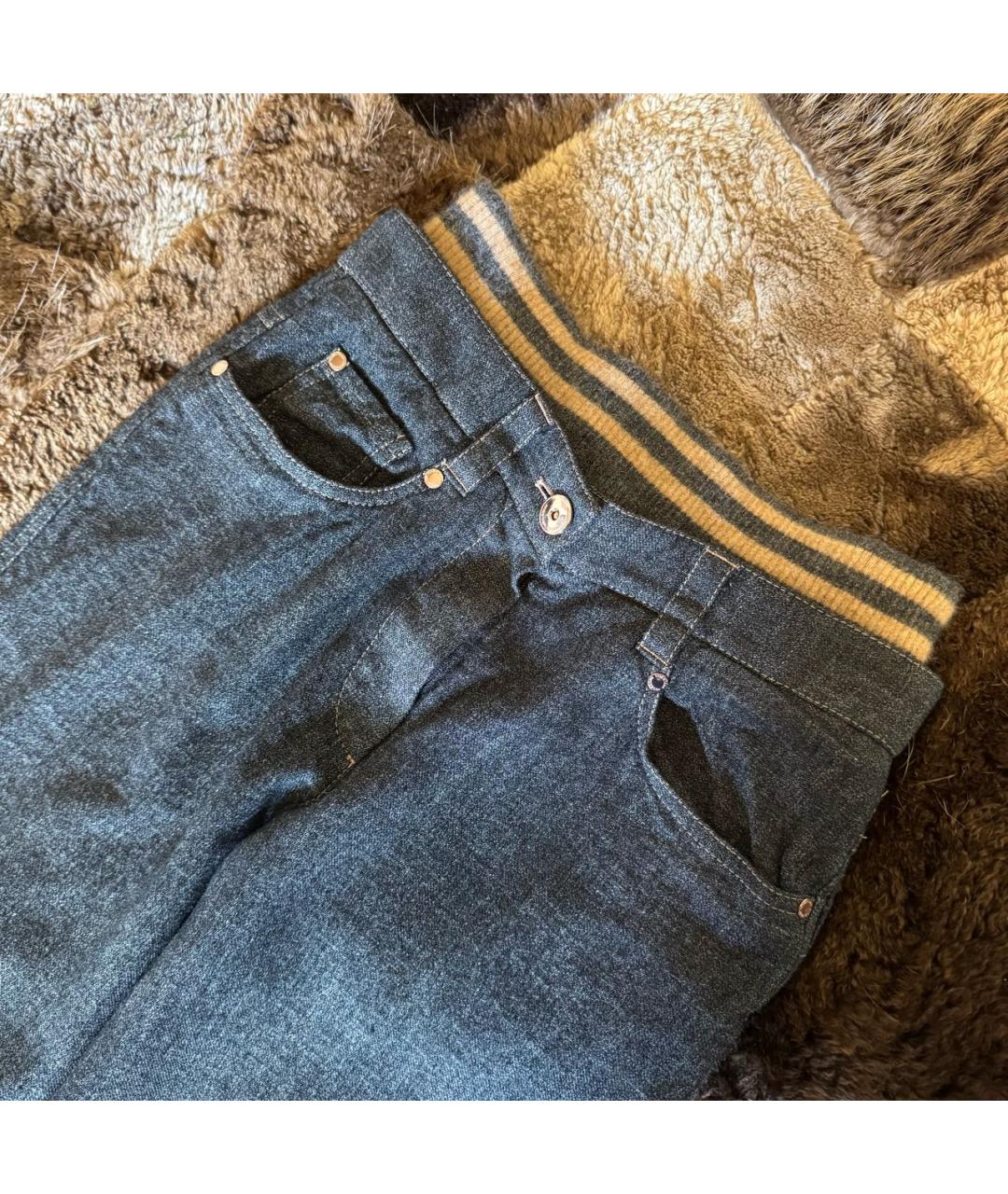 BRUNELLO CUCINELLI Антрацитовые вискозные брюки широкие, фото 3