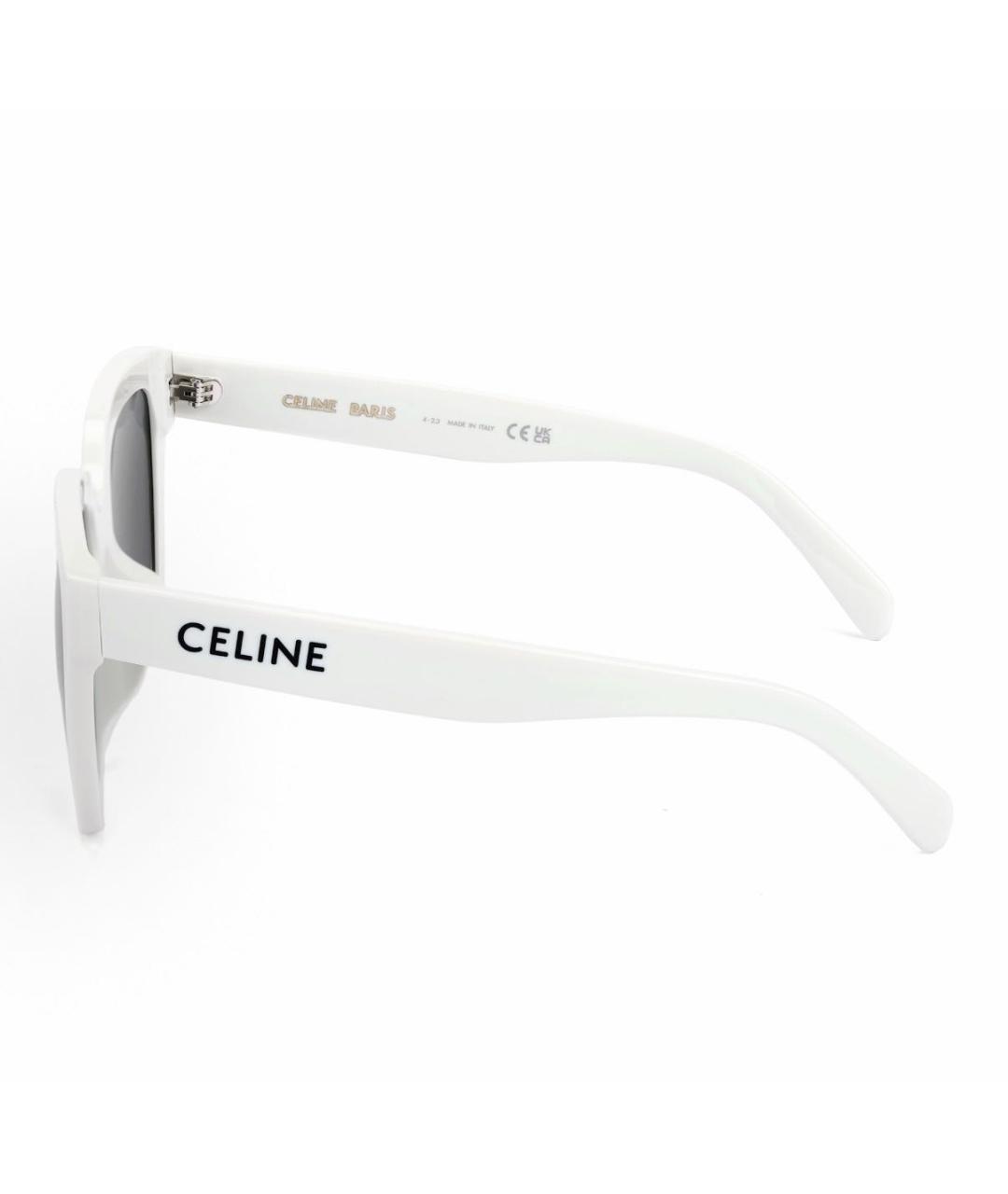 CELINE Белые солнцезащитные очки, фото 3