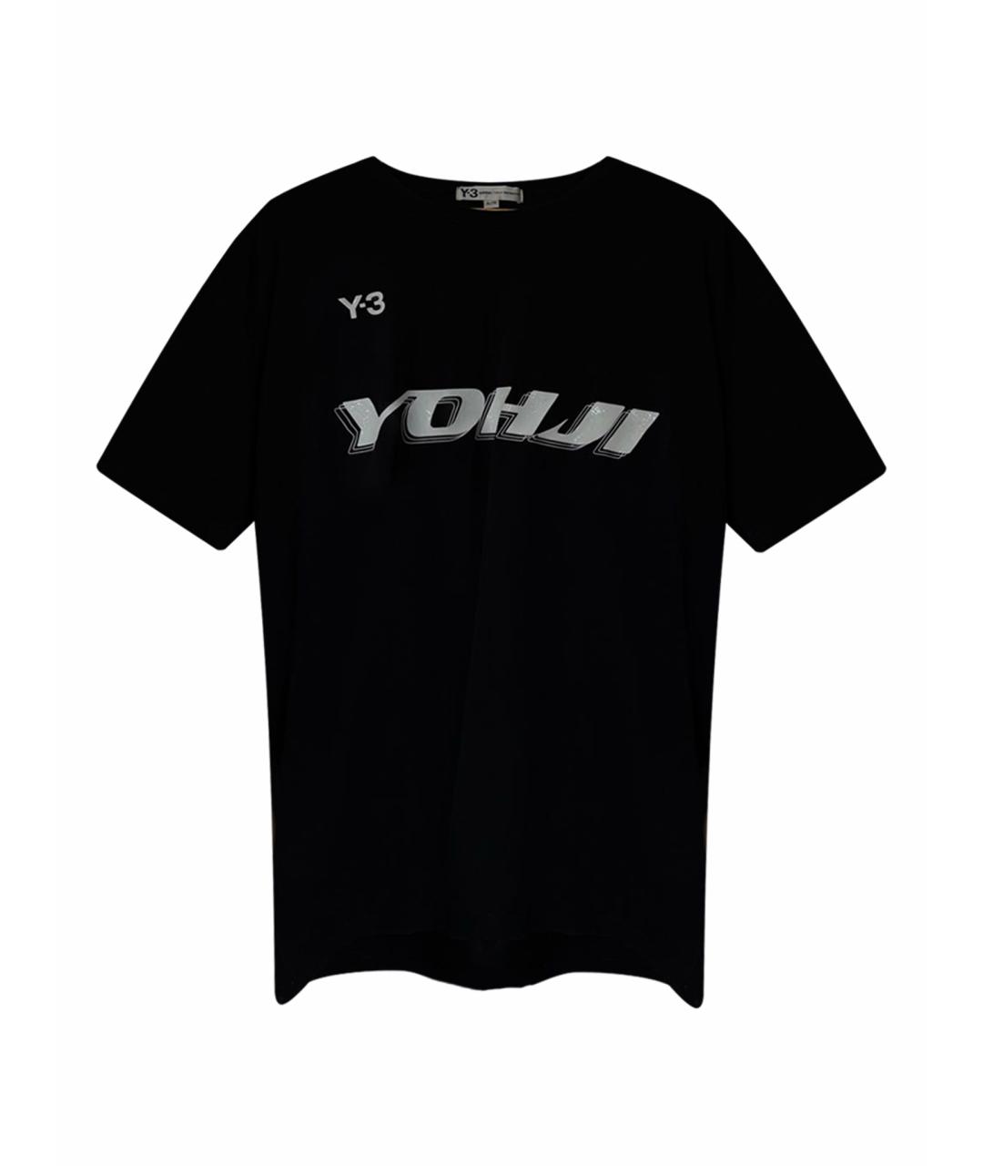 YOHJI YAMAMOTO Черная хлопковая футболка, фото 1