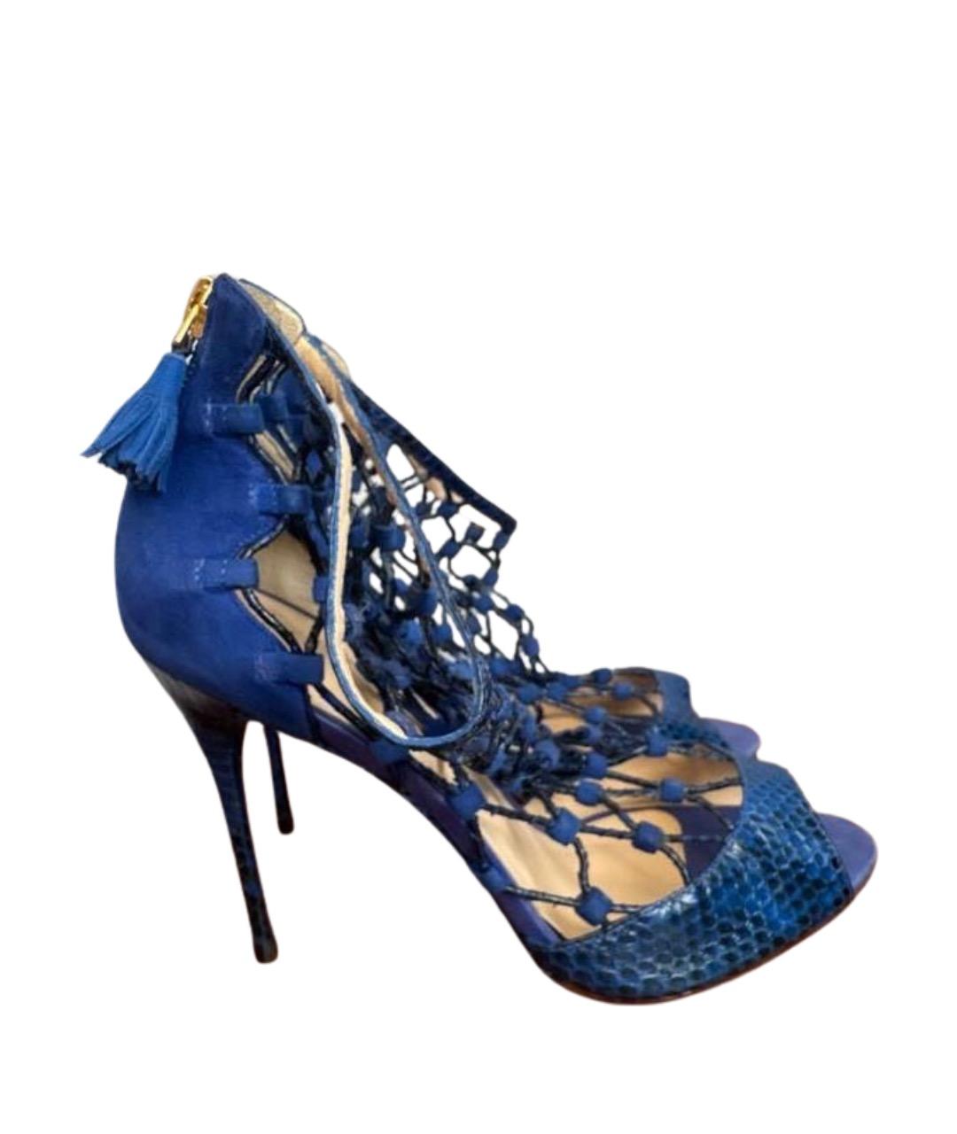 ALEXANDRE BIRMAN Синие замшевые туфли, фото 1