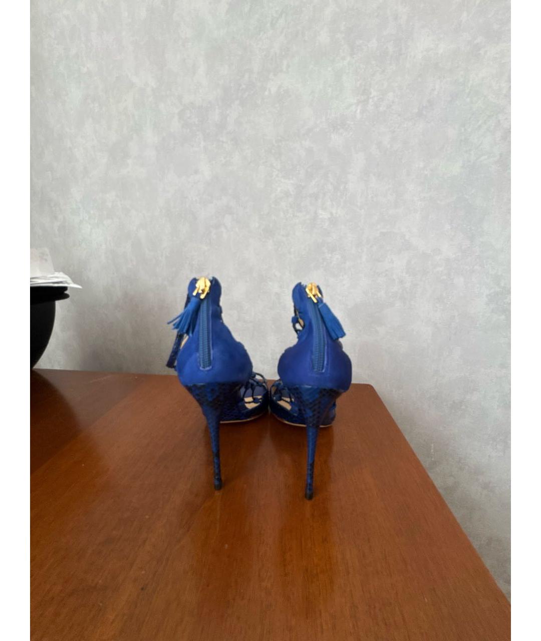 ALEXANDRE BIRMAN Синие замшевые туфли, фото 4