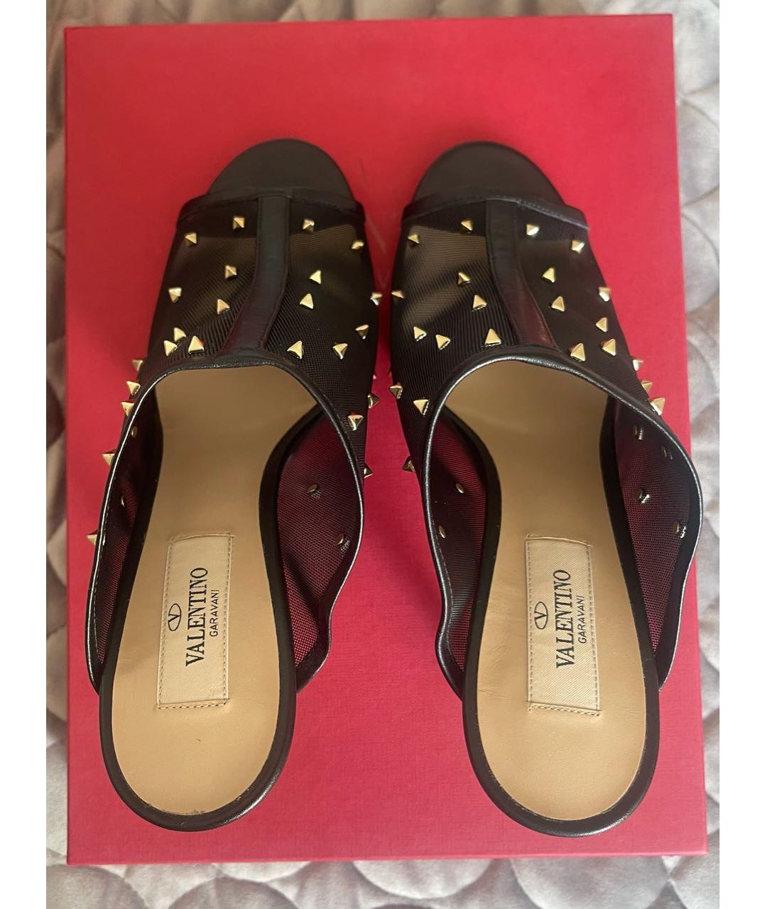 VALENTINO Черные мюли, фото 3