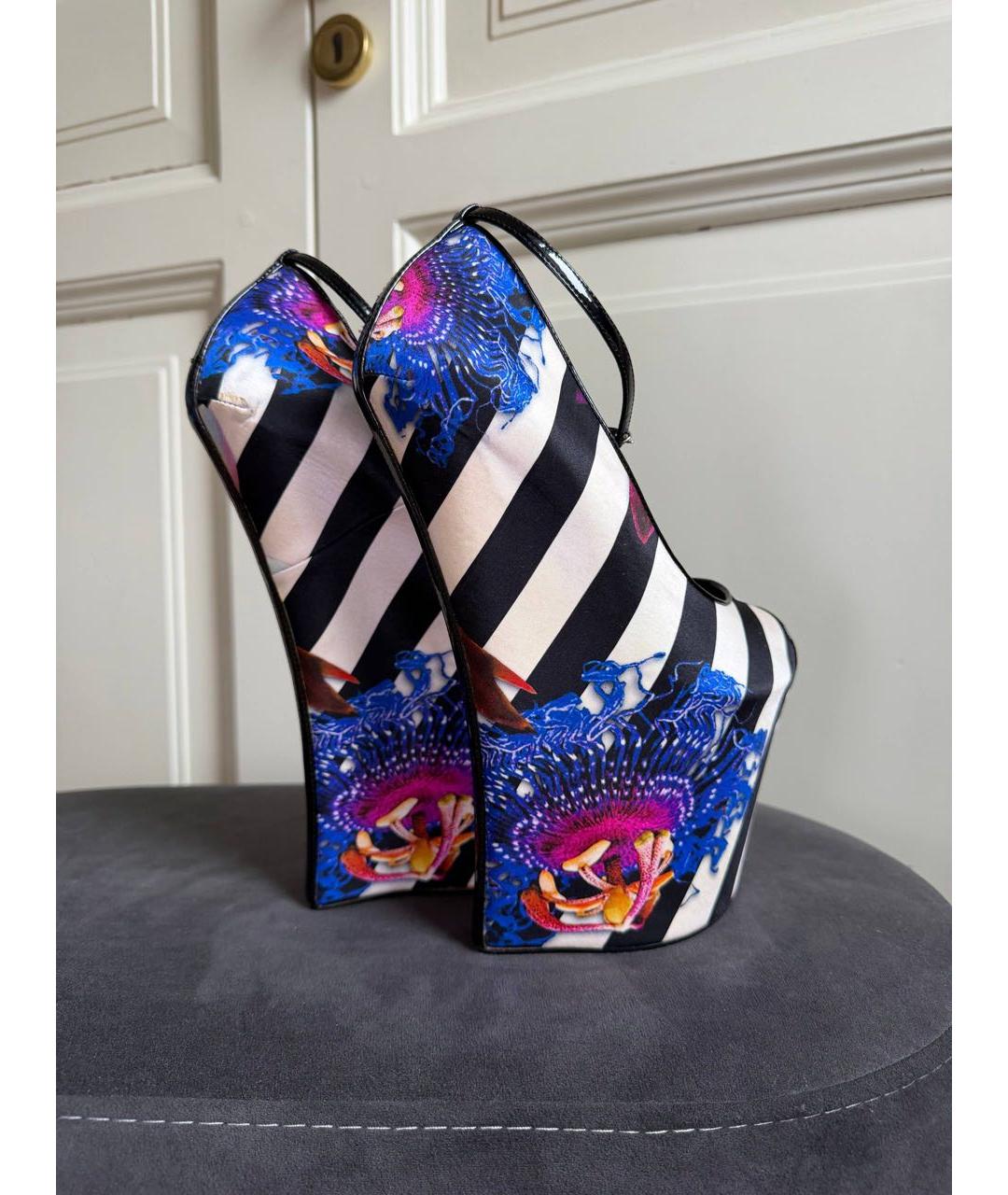 GIUSEPPE ZANOTTI DESIGN Мульти кожаные туфли, фото 4