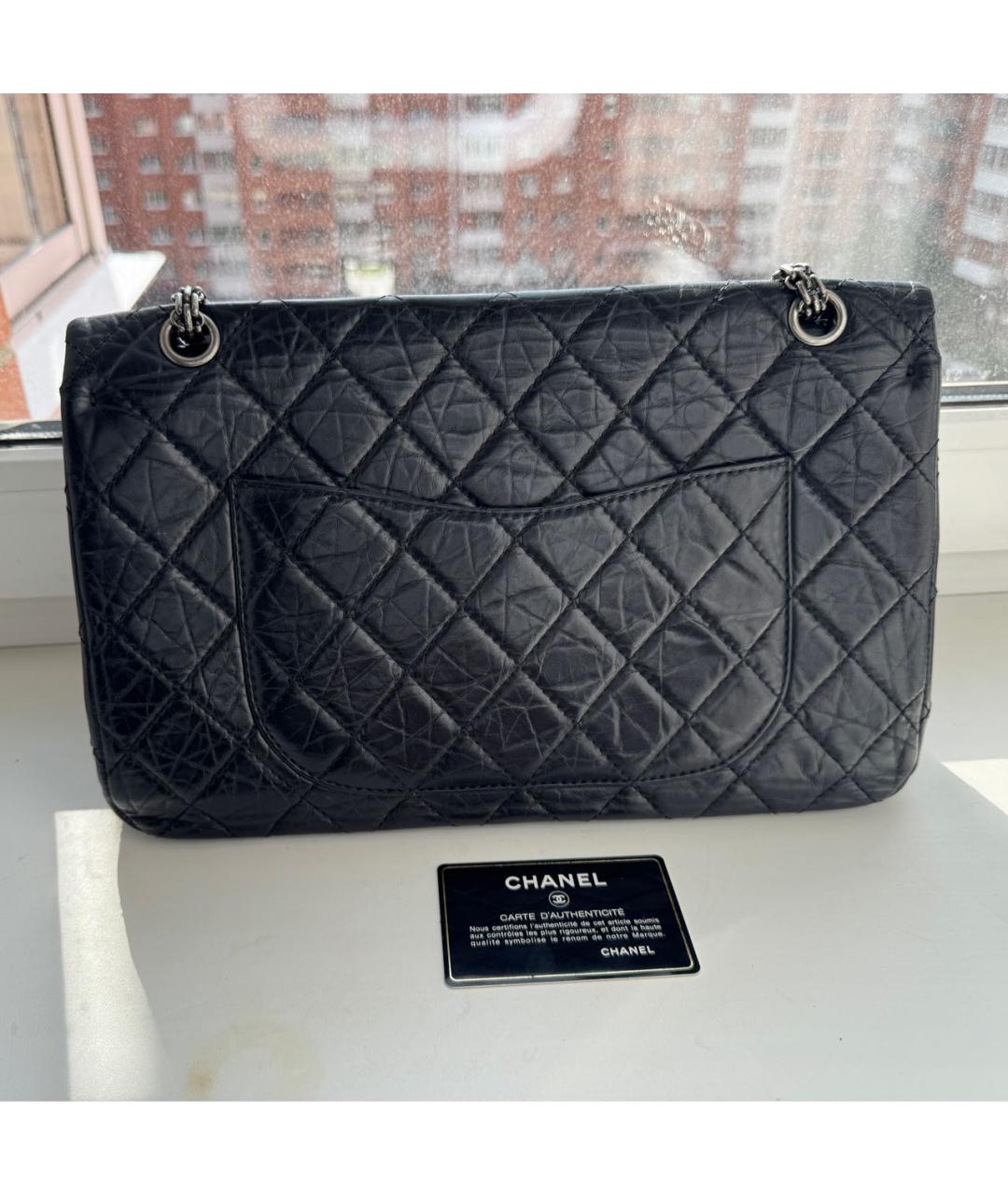 CHANEL Черная кожаная сумка через плечо, фото 3