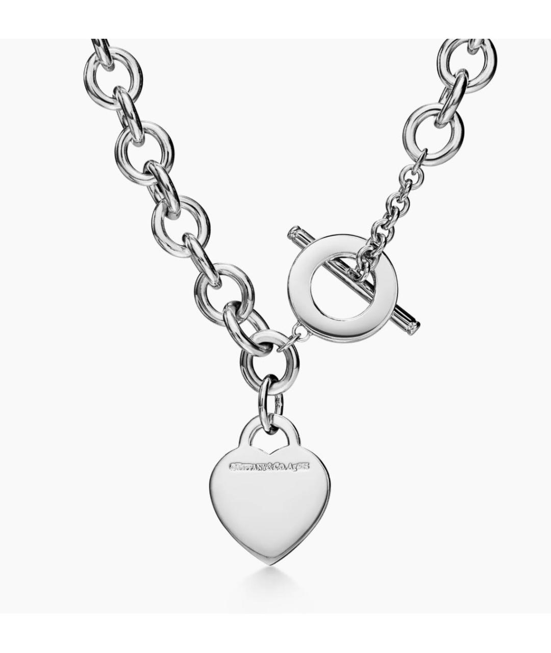 TIFFANY&CO Серебряное серебряное колье, фото 3