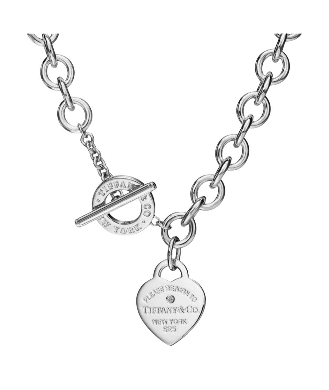 TIFFANY&CO Серебряное серебряное колье, фото 1