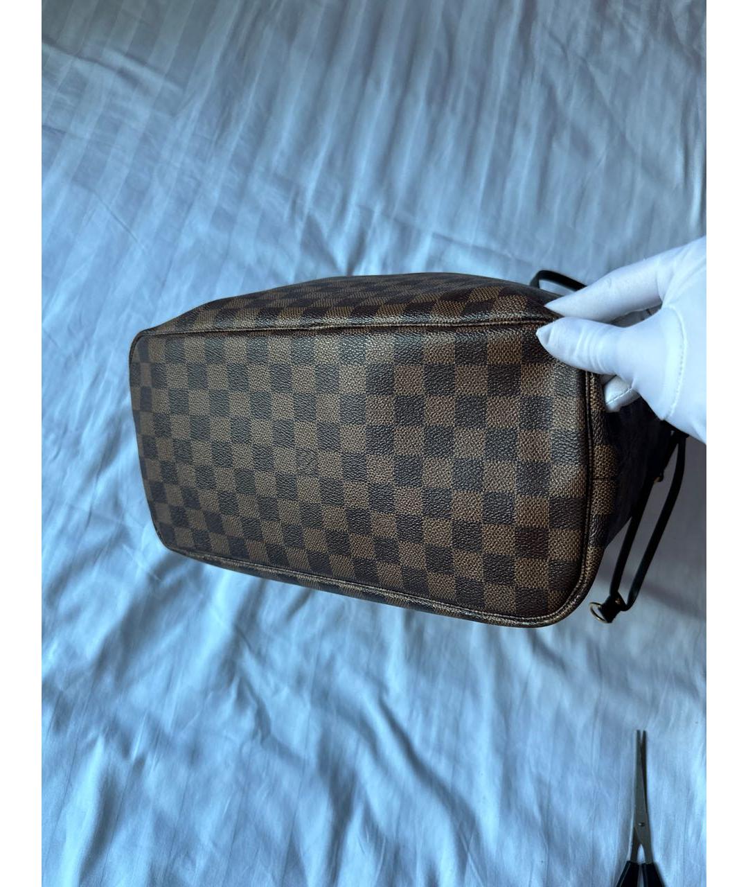 LOUIS VUITTON Коричневая сумка тоут, фото 8