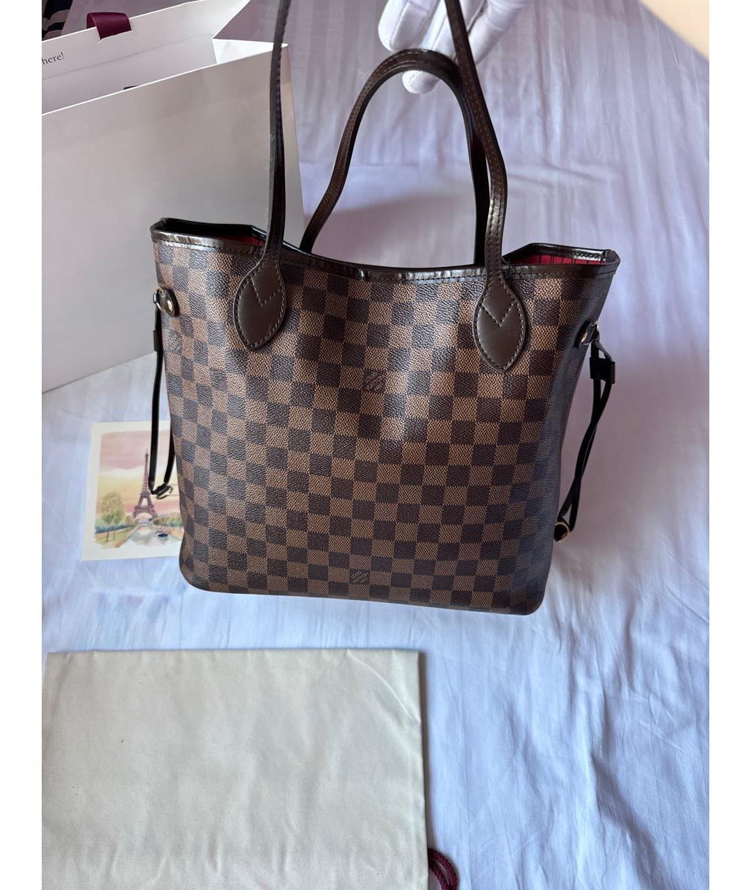 LOUIS VUITTON Коричневая сумка тоут, фото 2