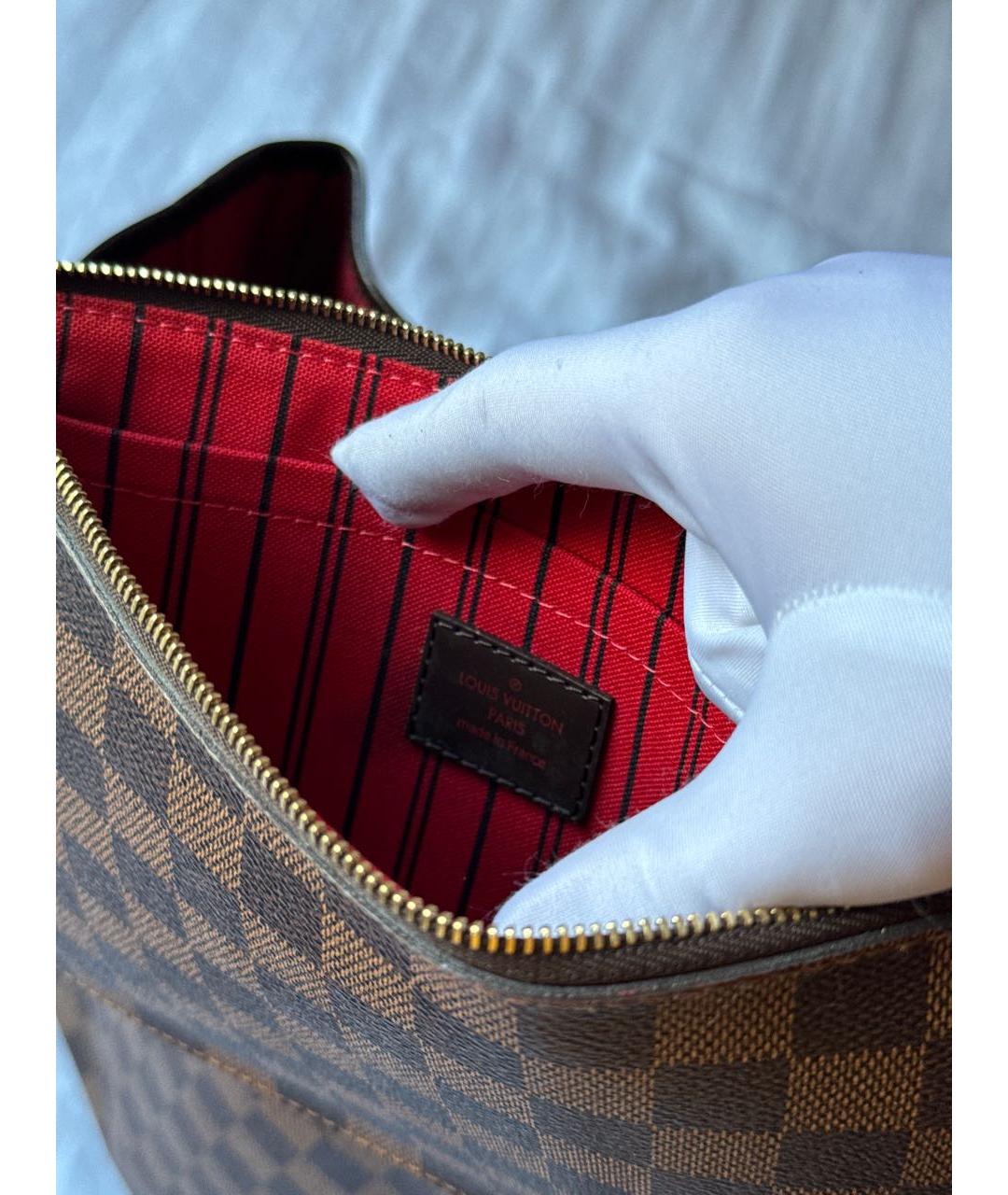 LOUIS VUITTON Коричневая сумка тоут, фото 5