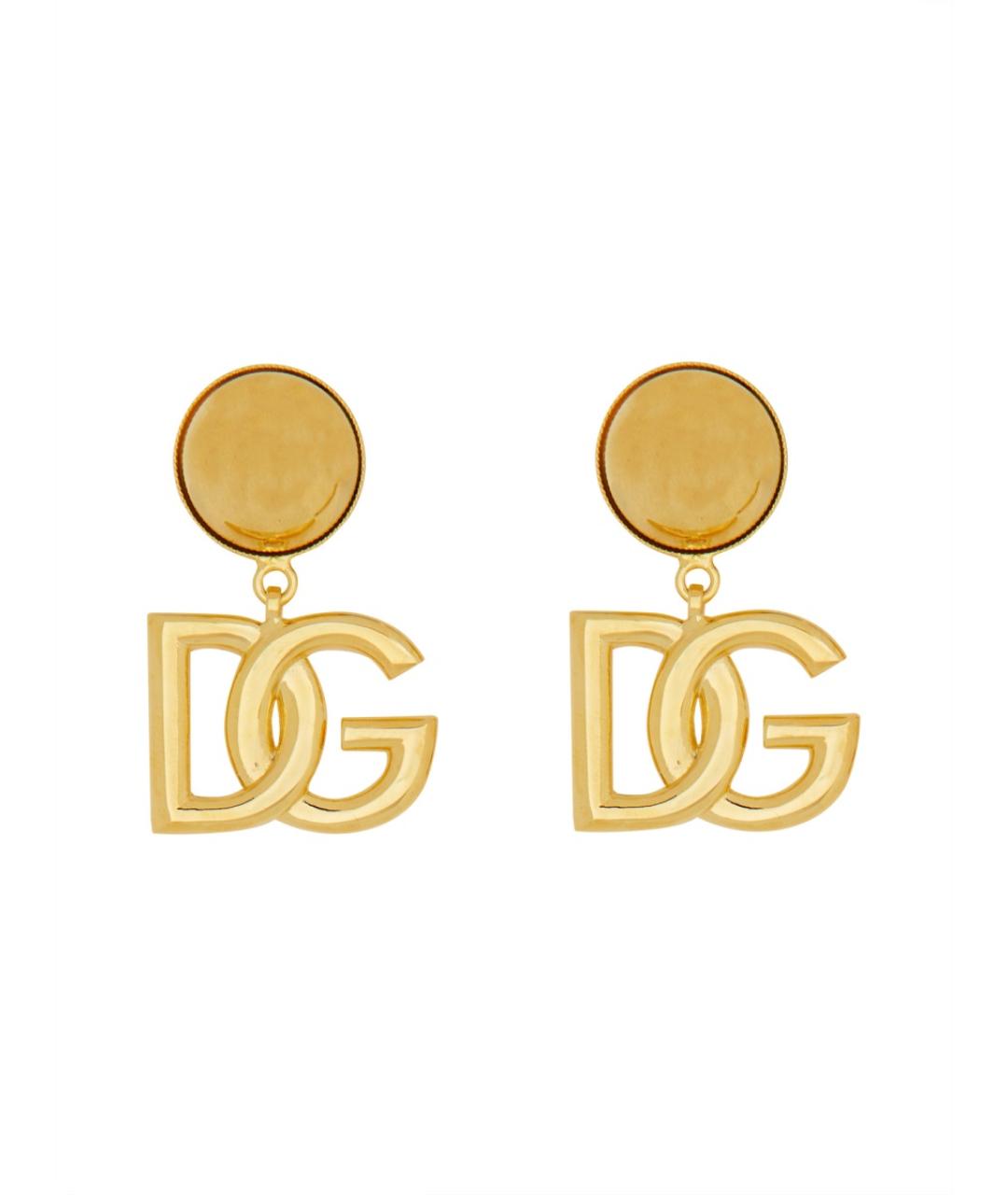 DOLCE&GABBANA Золотые серьги, фото 1