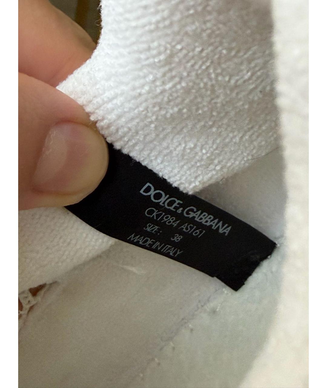 DOLCE&GABBANA Фиолетовые кроссовки, фото 8