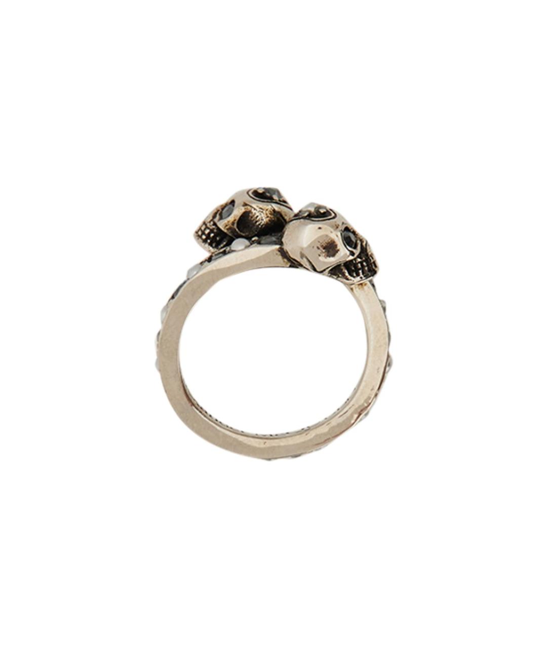 ALEXANDER MCQUEEN Серебряное металлическое кольцо, фото 5