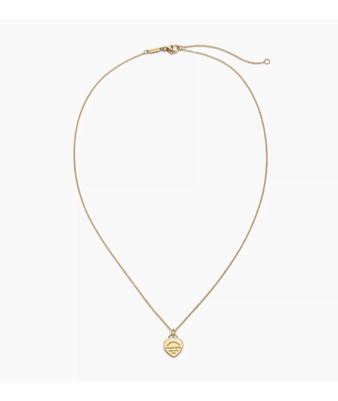 TIFFANY&CO Золотое колье из желтого золота, фото 4