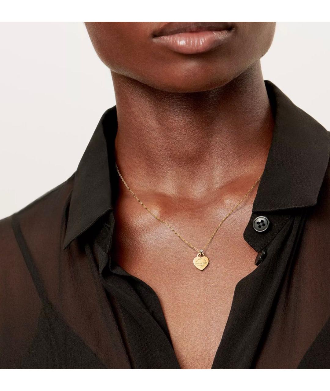 TIFFANY&CO Золотое колье из желтого золота, фото 2