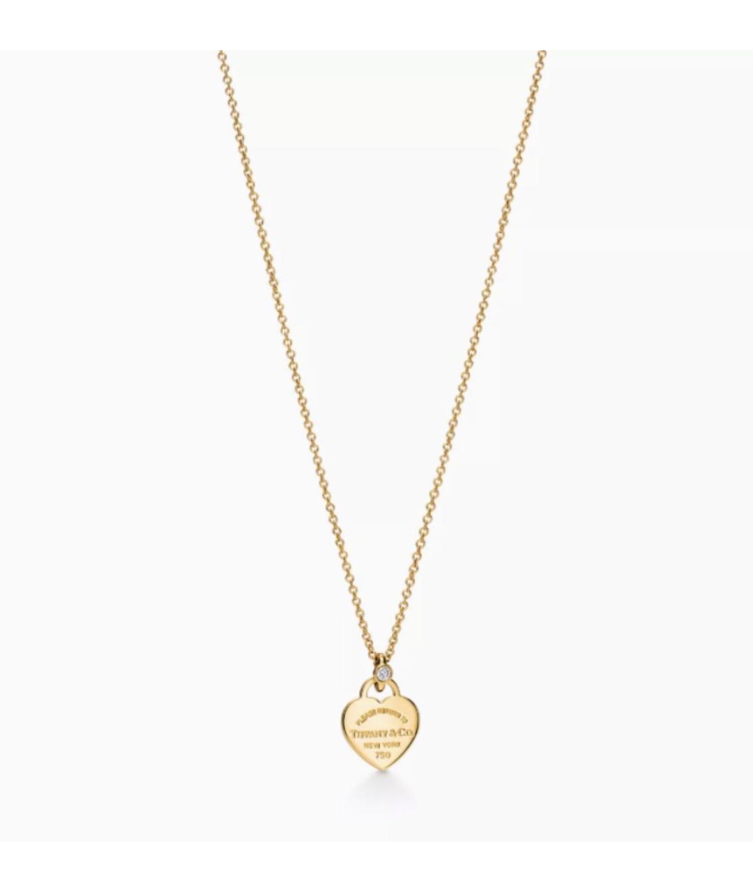TIFFANY&CO Золотое колье из желтого золота, фото 7