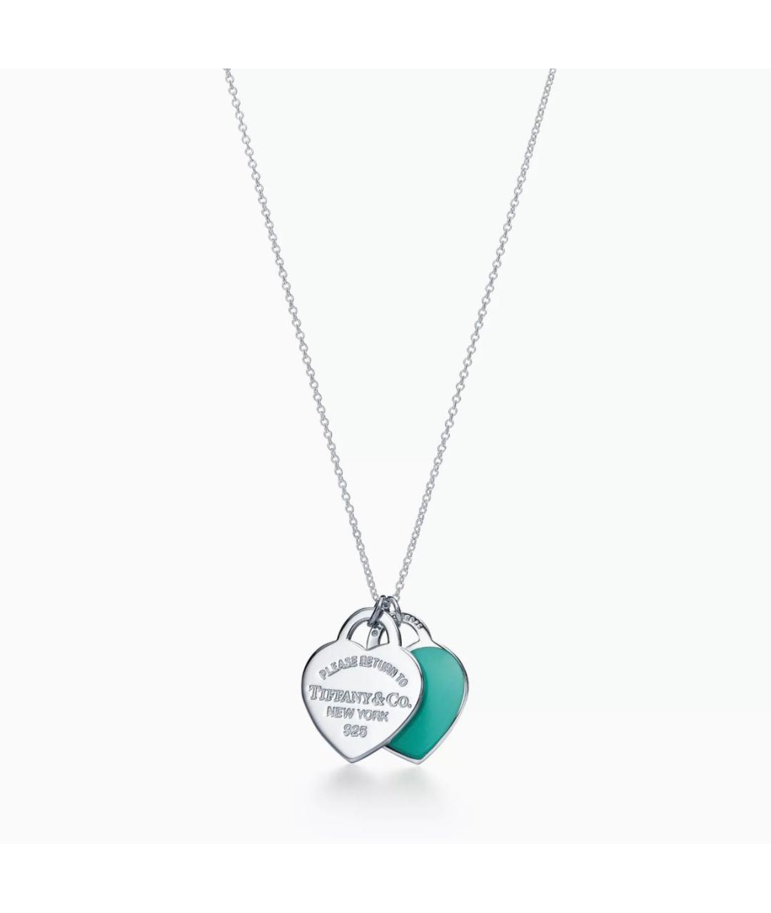 TIFFANY&CO Бирюзовое серебряное колье, фото 5