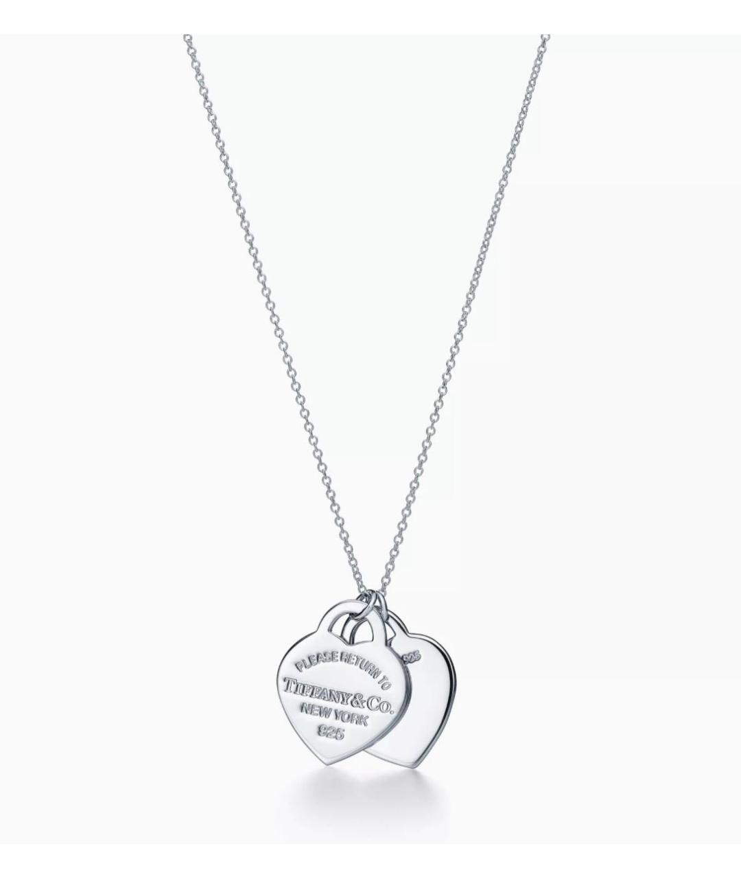 TIFFANY&CO Бирюзовое серебряное колье, фото 3