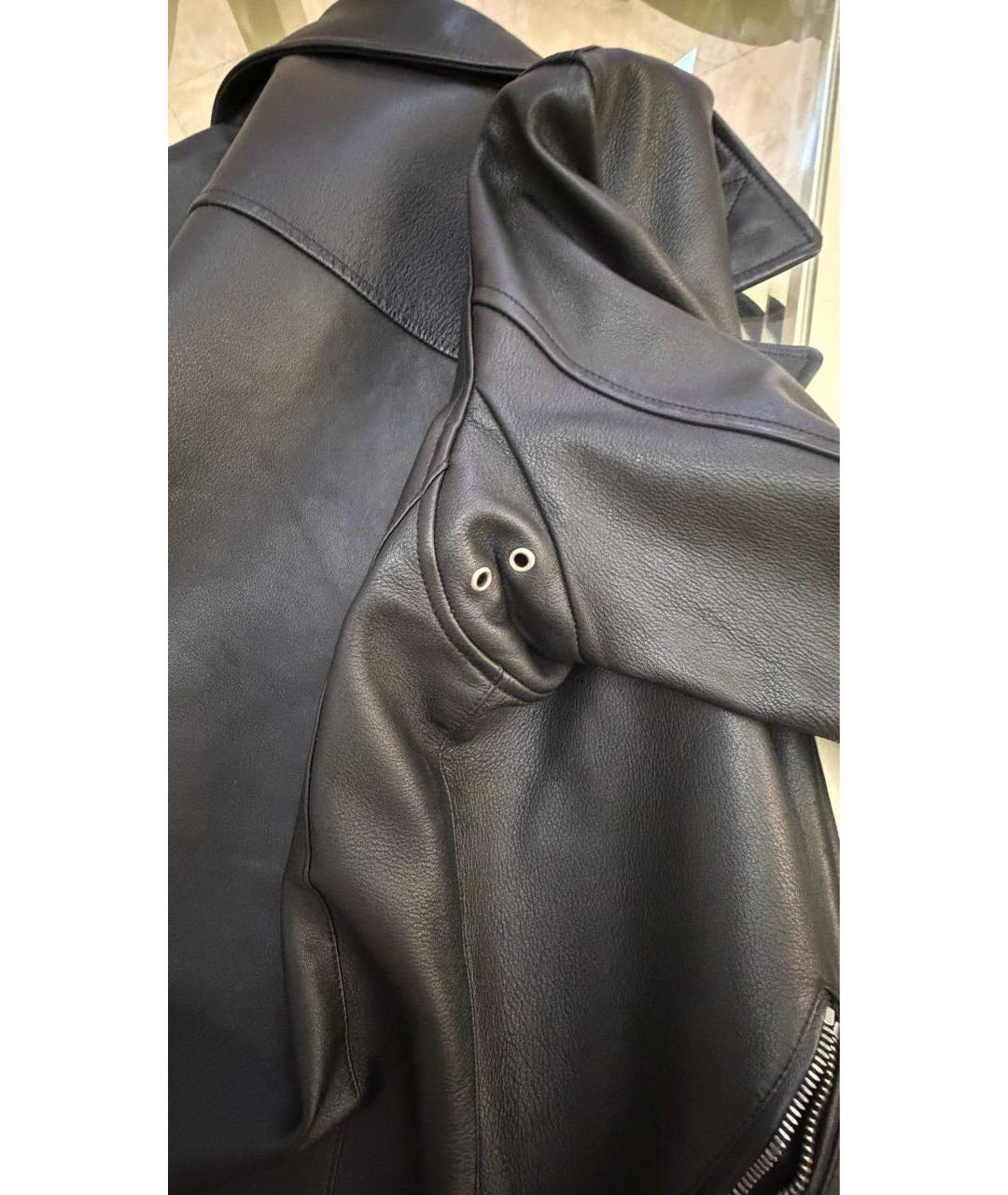 GUCCI Черная кожаная куртка, фото 6