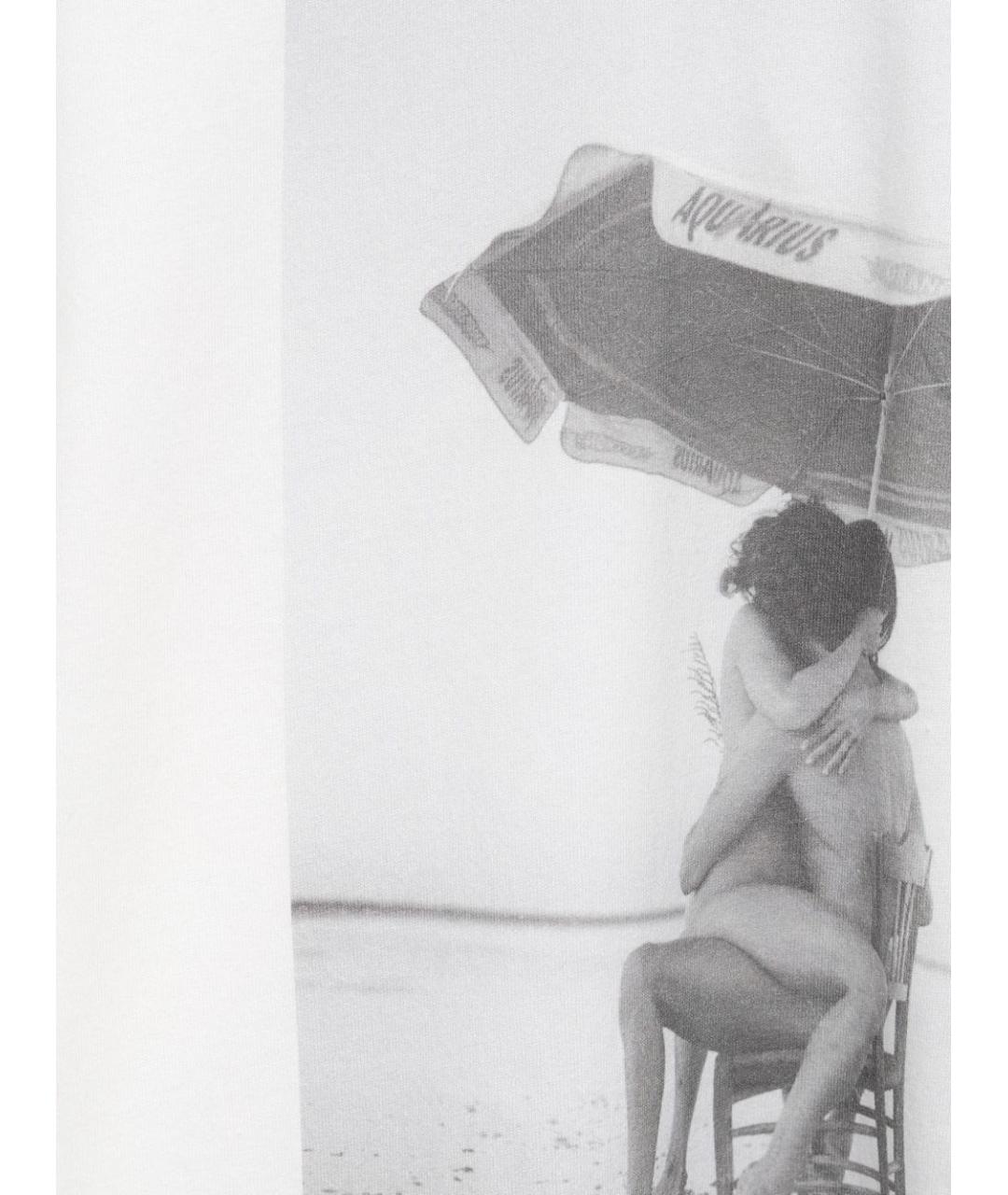 JACQUEMUS Белая хлопковая футболка, фото 2