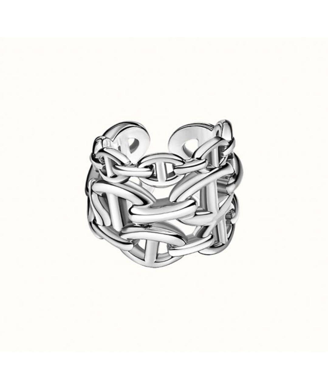 HERMES Серебряное серебряное кольцо, фото 1
