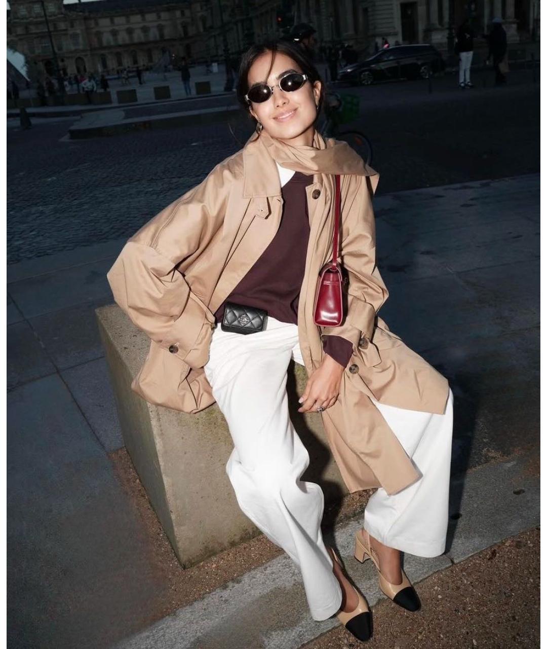 CHANEL Черный кожаный кошелек, фото 8