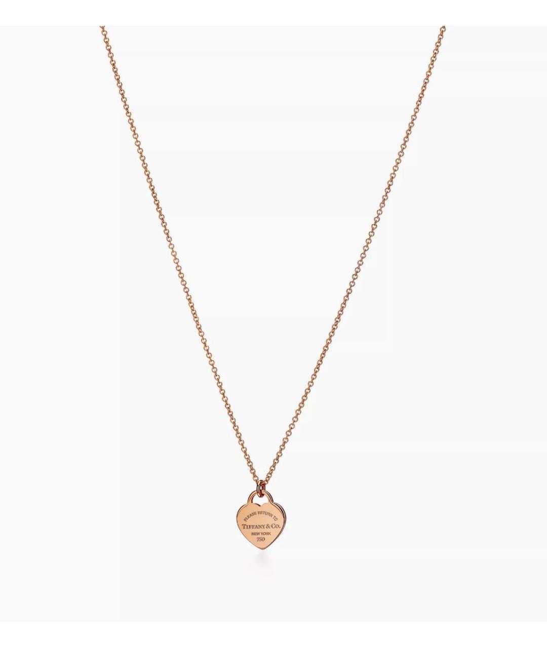 TIFFANY&CO Золотое колье из розового золота, фото 4