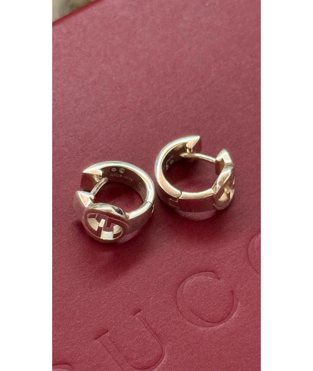 GUCCI Серебряные серебряные серьги, фото 2
