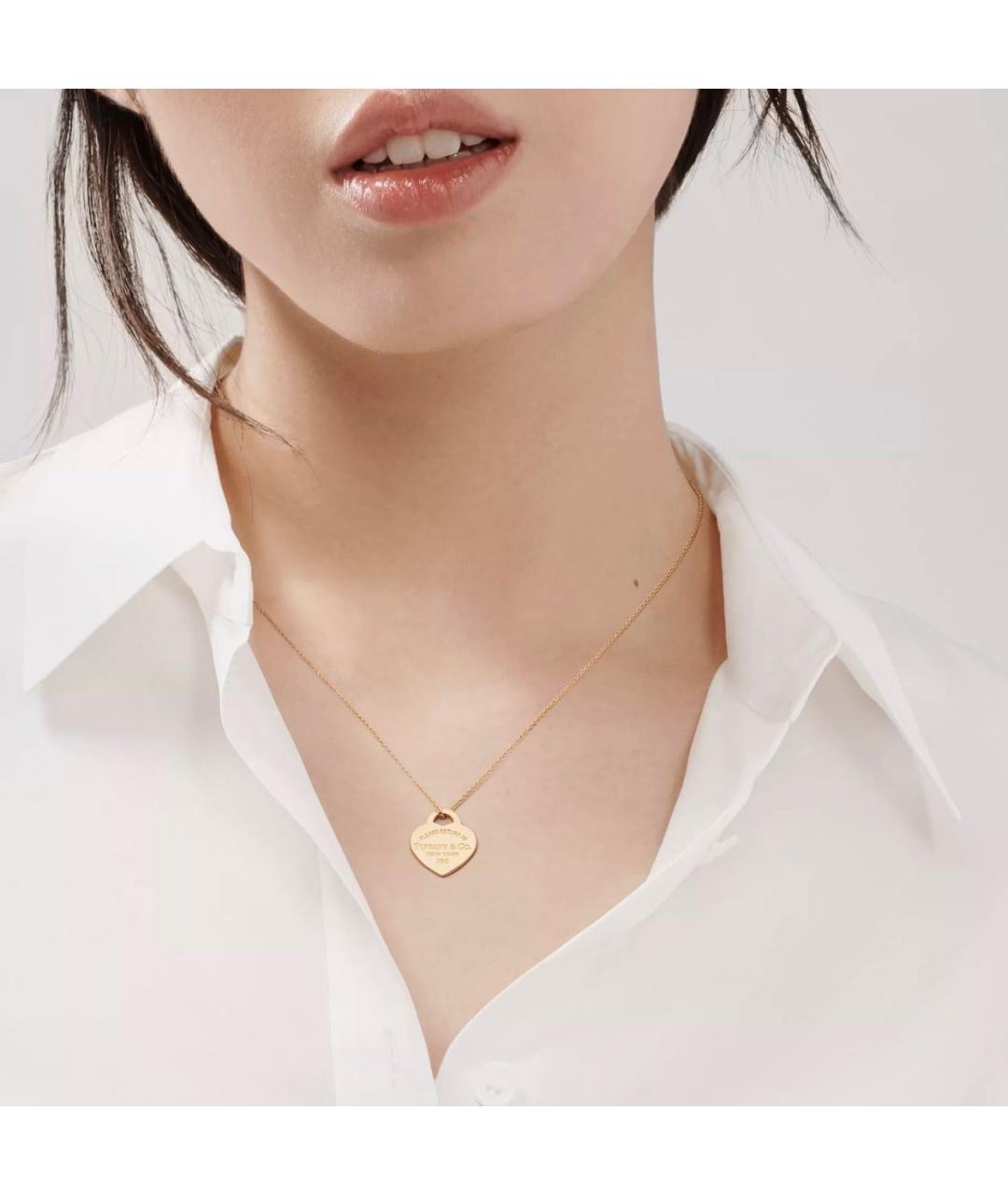 TIFFANY&CO Золотое колье из желтого золота, фото 2