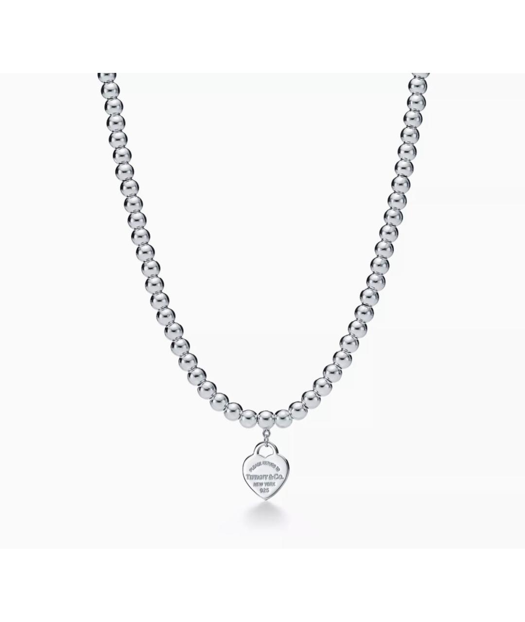 TIFFANY&CO Бирюзовое серебряное колье, фото 3