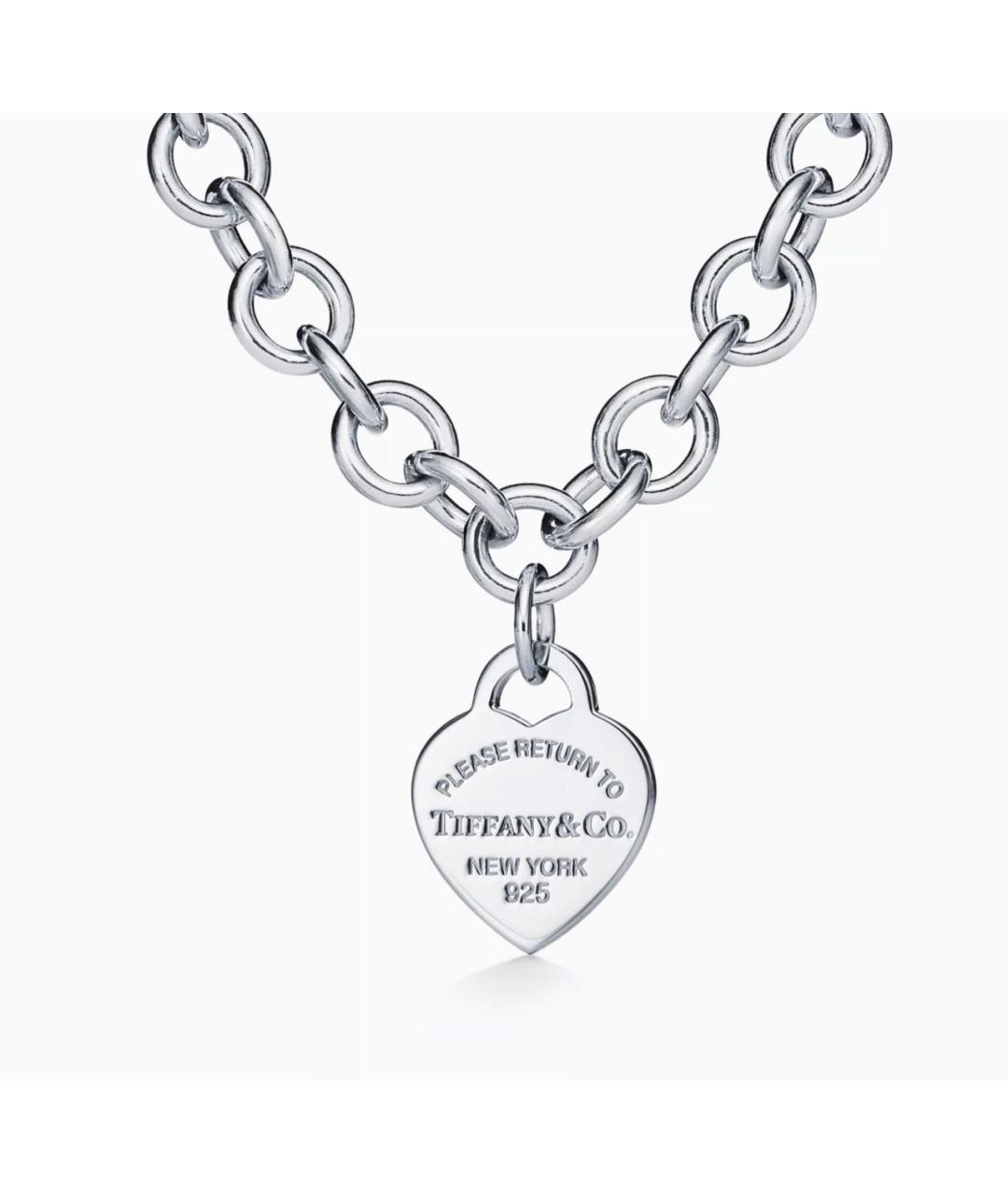 TIFFANY&CO Серебряное серебряное колье, фото 5