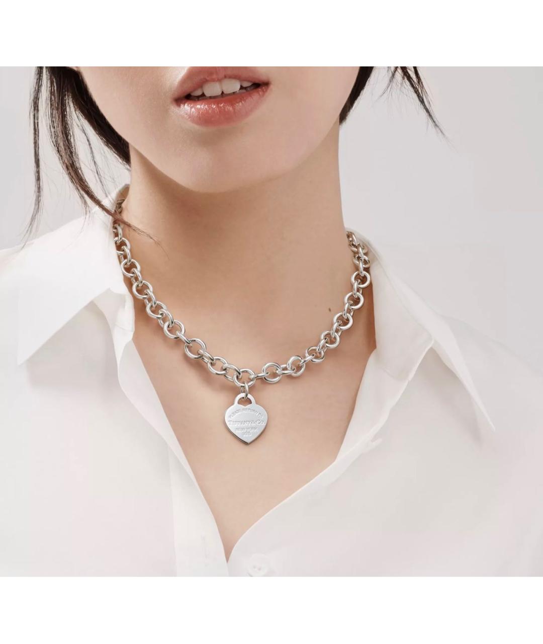 TIFFANY&CO Серебряное серебряное колье, фото 2