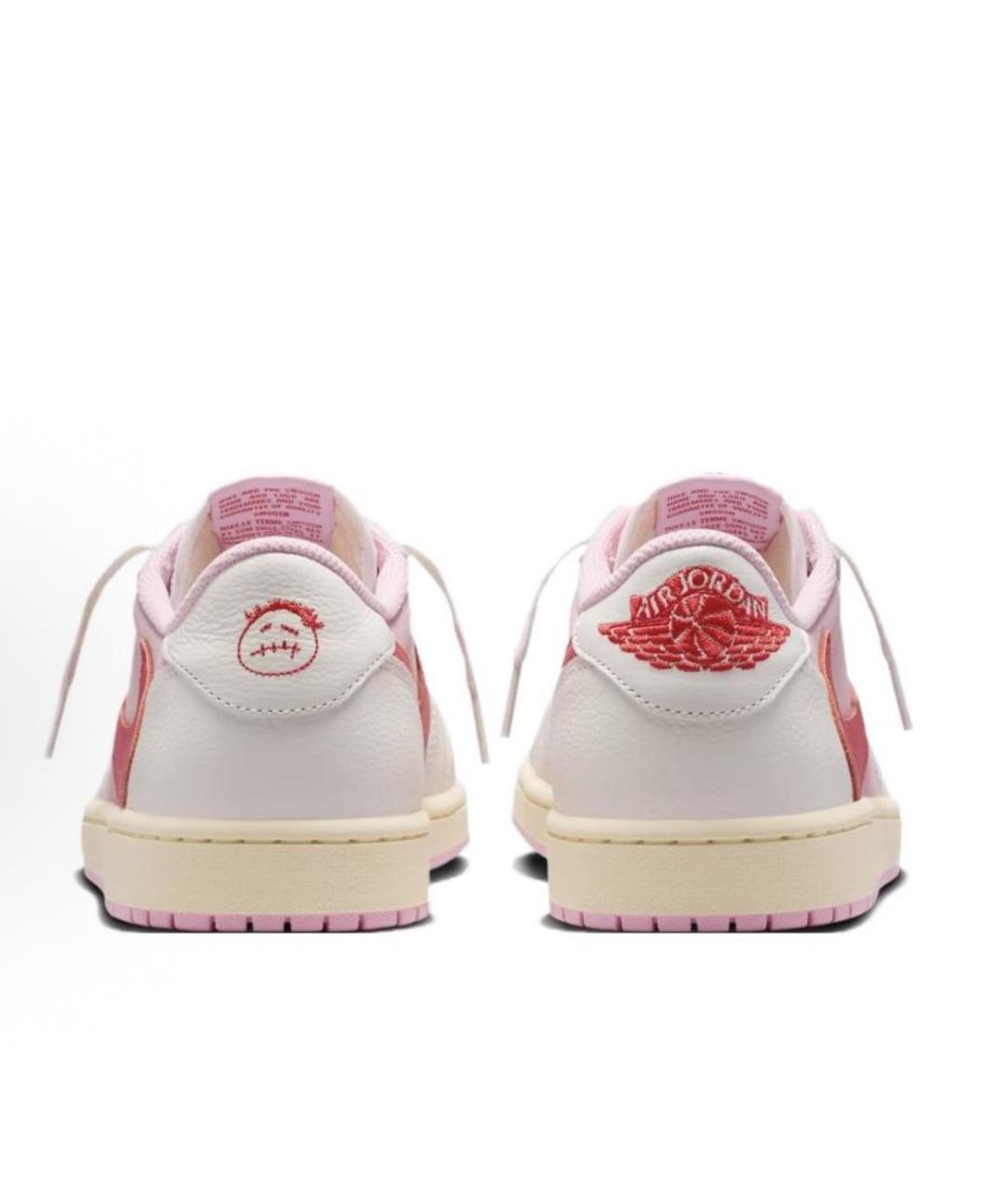 NIKE Розовые кожаные кроссовки, фото 5