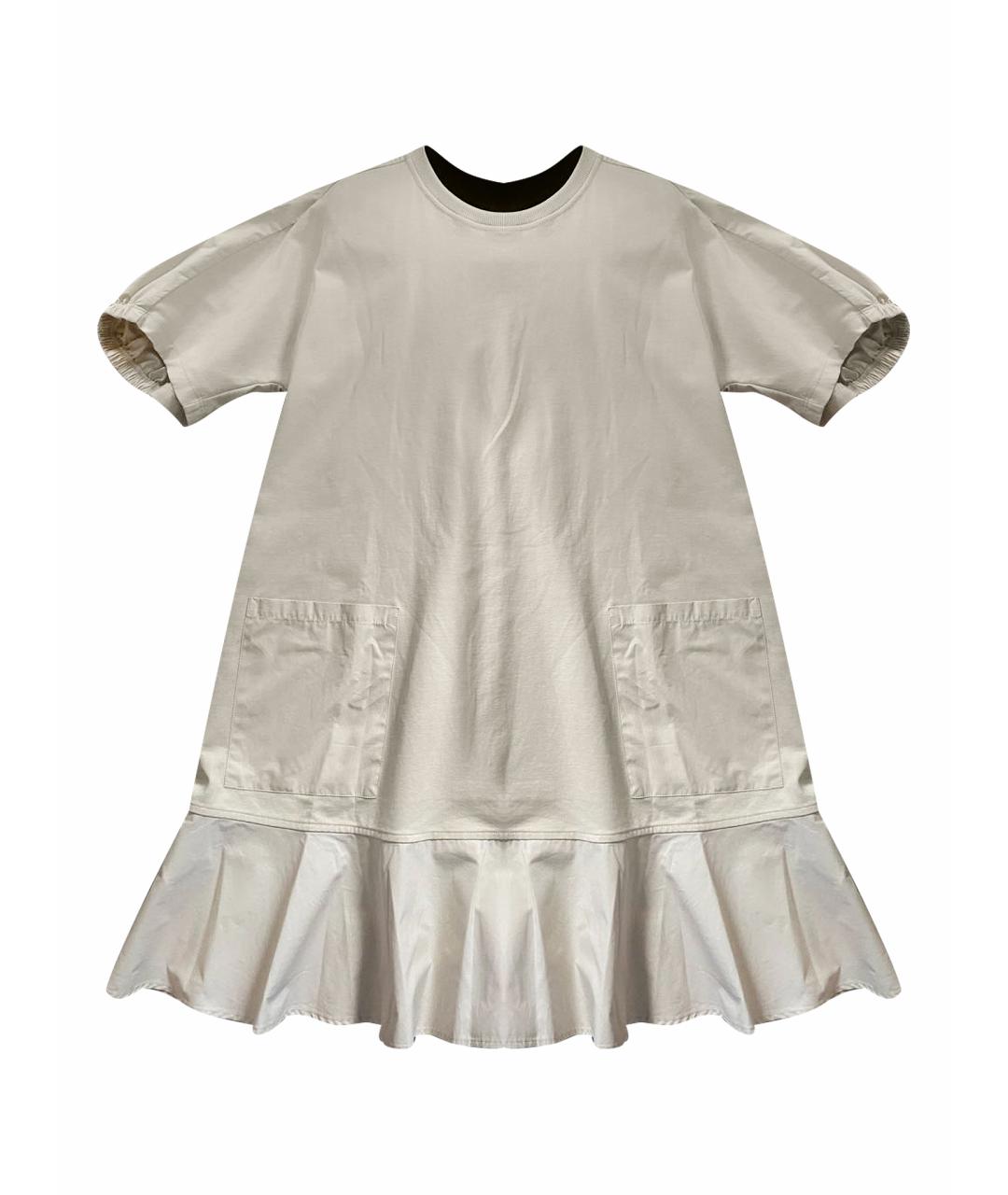 MAX MARA Бежевое повседневное платье, фото 1