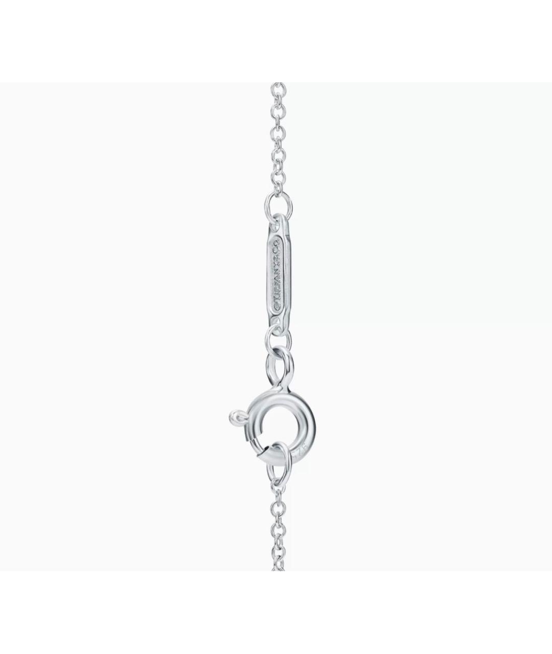 TIFFANY&CO Бордовое серебряное колье, фото 4