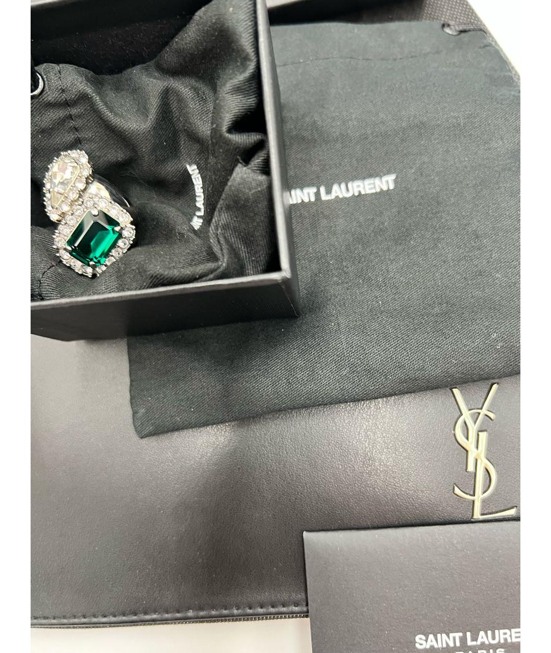 SAINT LAURENT Зеленое кольцо, фото 7