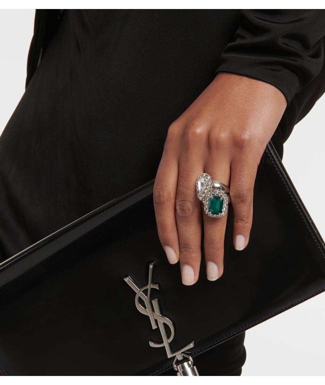 SAINT LAURENT Зеленое кольцо, фото 2