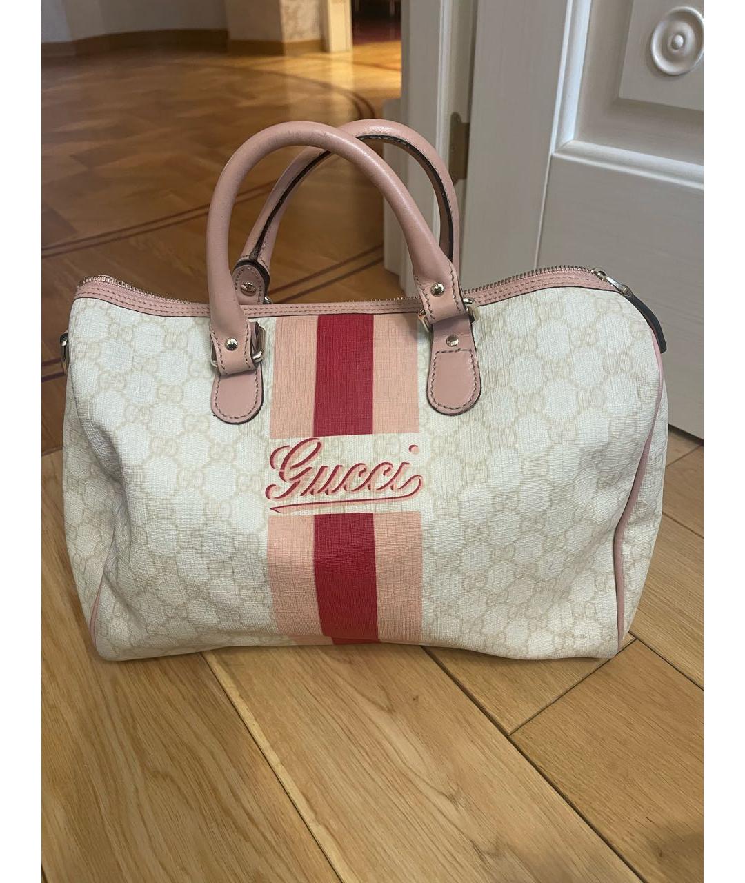 GUCCI Розовая сумка с короткими ручками, фото 4