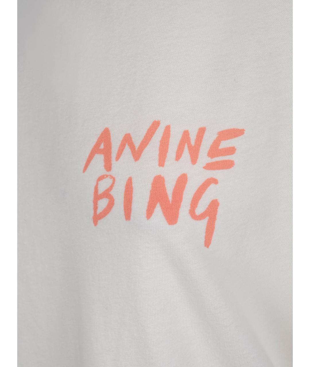 ANINE BING Мульти хлопковая футболка, фото 3