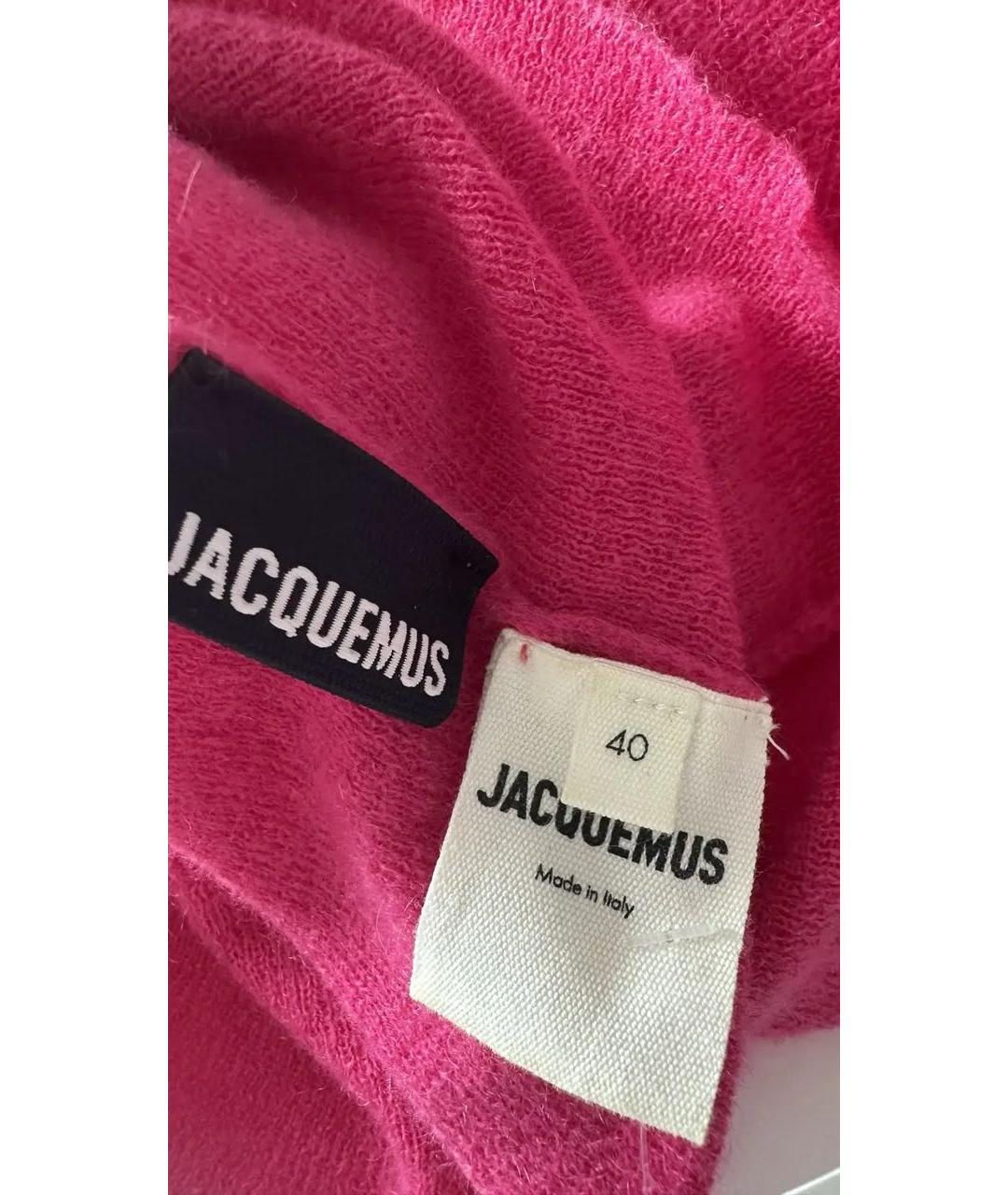 JACQUEMUS Фуксия шерстяной джемпер / свитер, фото 4