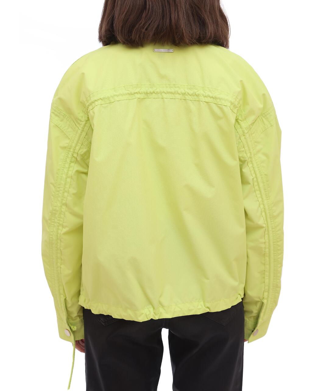 ARMANI EXCHANGE Желтая полиамидовая спортивная куртка, фото 4